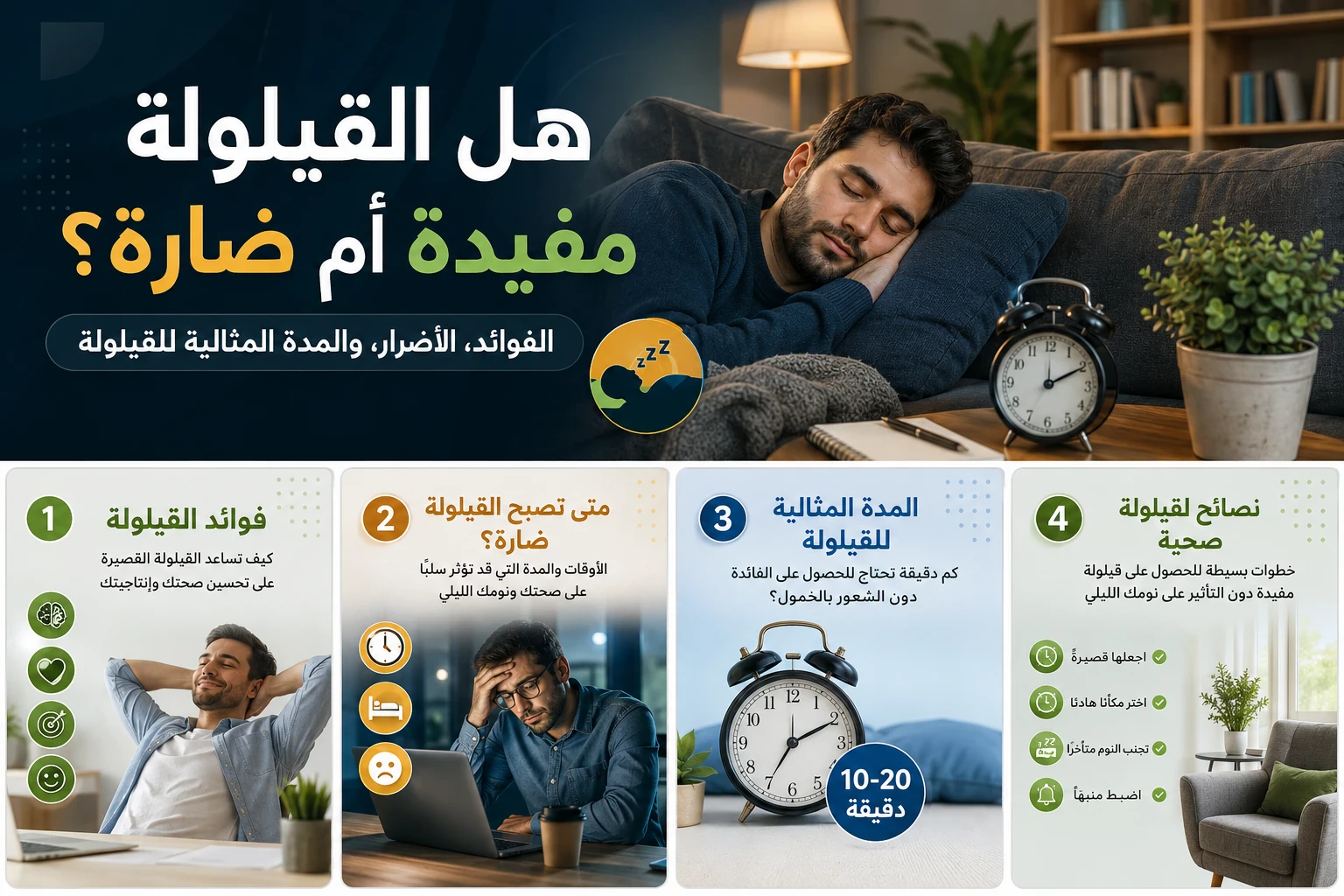 image about  هل القيلولة مفيدة أم ضارة؟ الحقيقة التي يجهلها الكثيرون