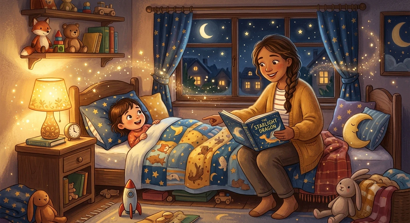 image about  كيف تحكي لطفلك قصة تبقى في قلبه للأبد 📖✨