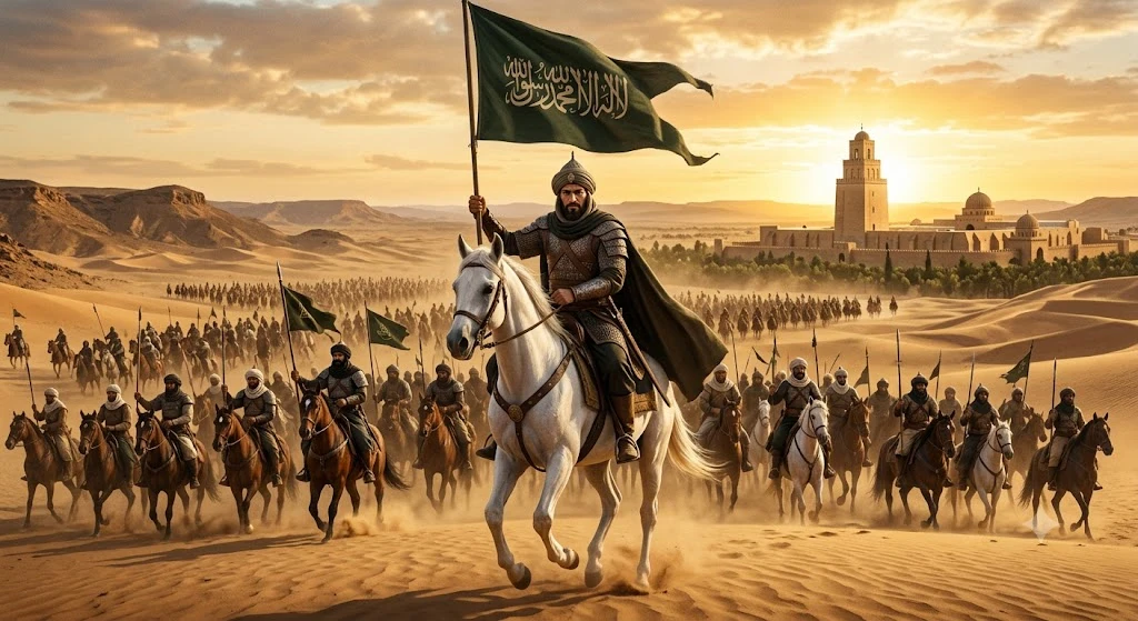 image about قصة عقبة بن نافع رضي الله عنه