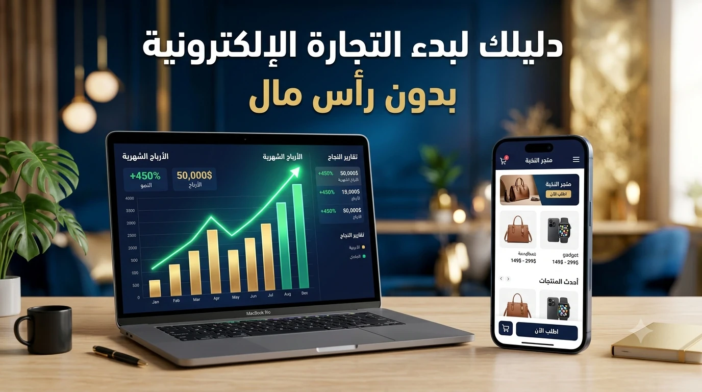 image about التجارة الإلكترونية والدروب شيبينغ: بوابتك الذهبية لثروة رقمية بدون رأس مال