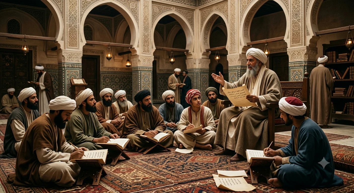 image about واضع علم النحو والمذاهب النحوية 