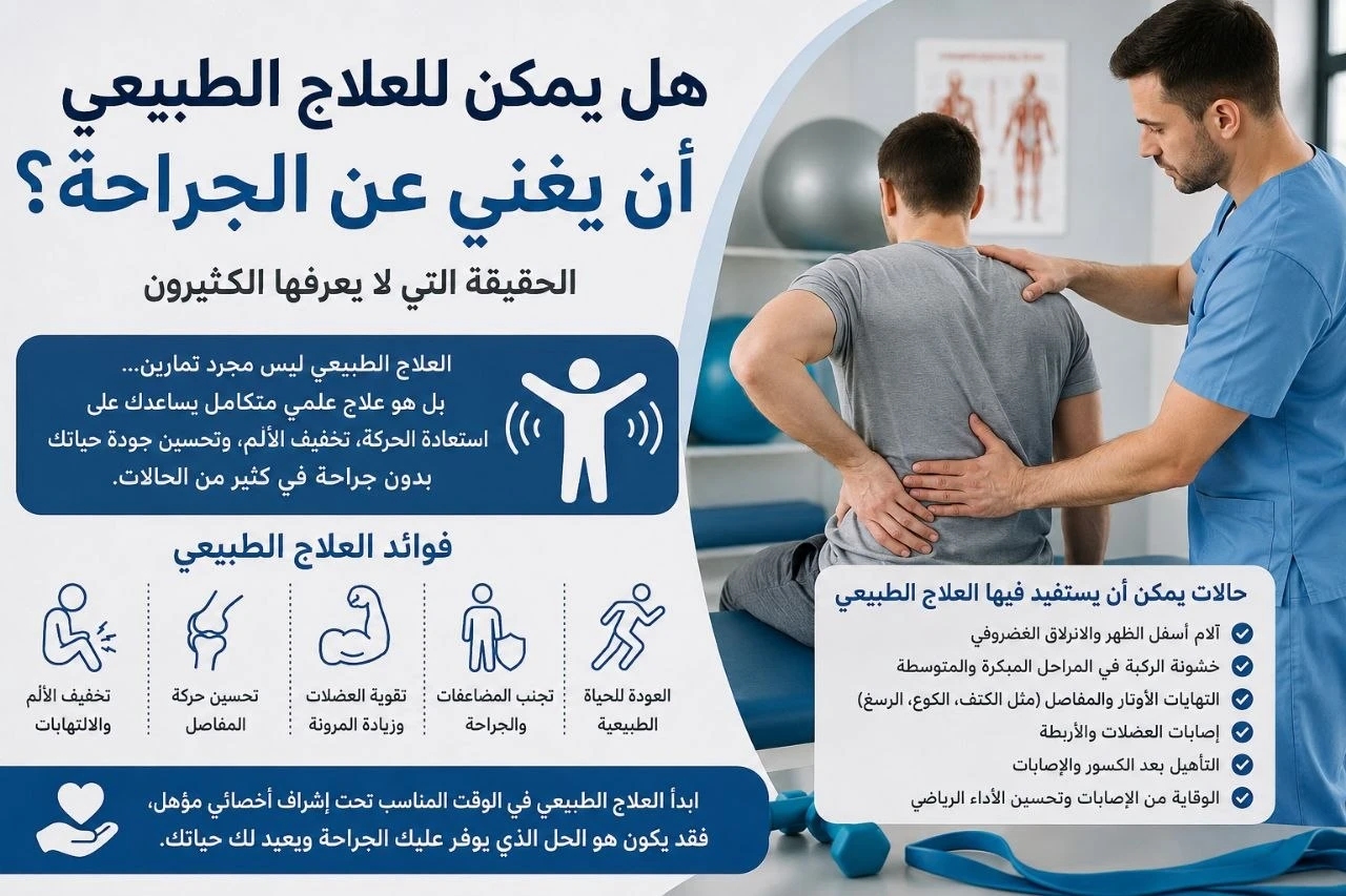 image about هل يمكن للعلاج الطبيعي أن يغني عن الجراحة؟ الحقيقة التي لا يعرفها الكثيرون.