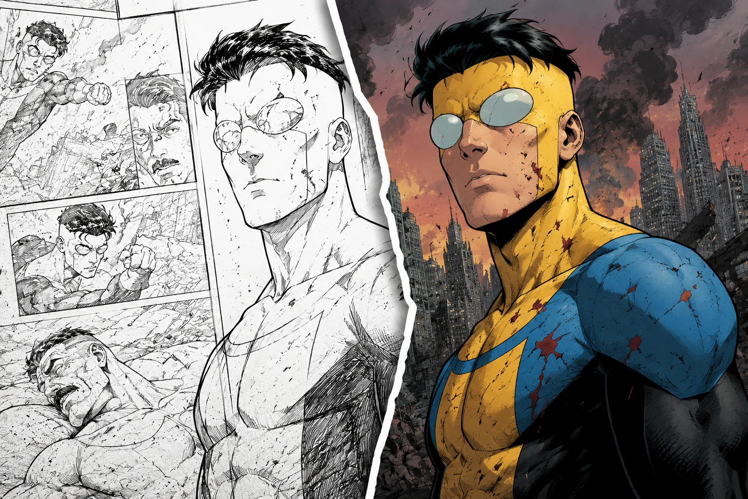 image about 5 Mind-Blowing Details in the Invincible Comic Art Style the Show Completely Changed