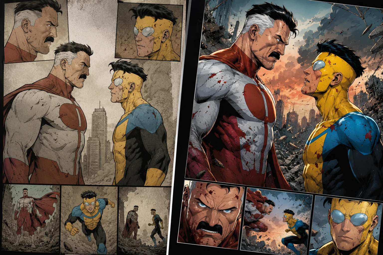 image about 5 Mind-Blowing Details in the Invincible Comic Art Style the Show Completely Changed