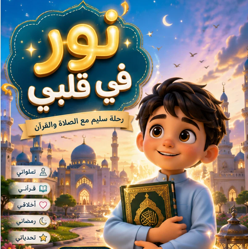 image about نور في قلبي: رحلة سليم مع الصلاة والقرآن