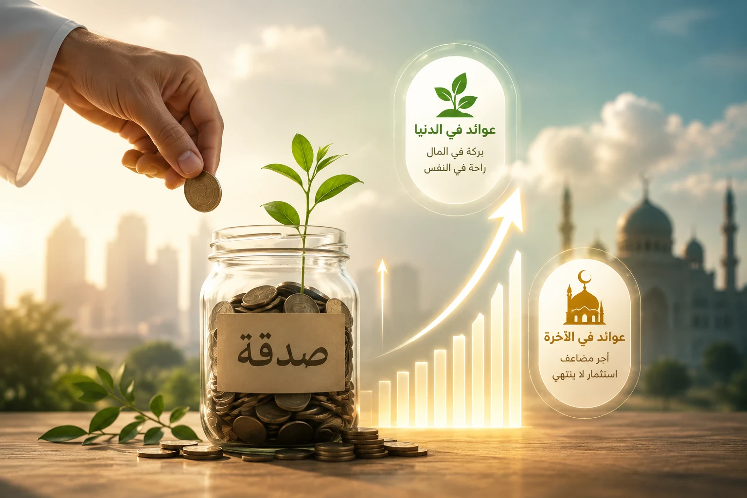 image about الإستثمار الذكي: كيف تحقق الصدقة أرباحاً لا تنتهي في التجارة مع الله؟