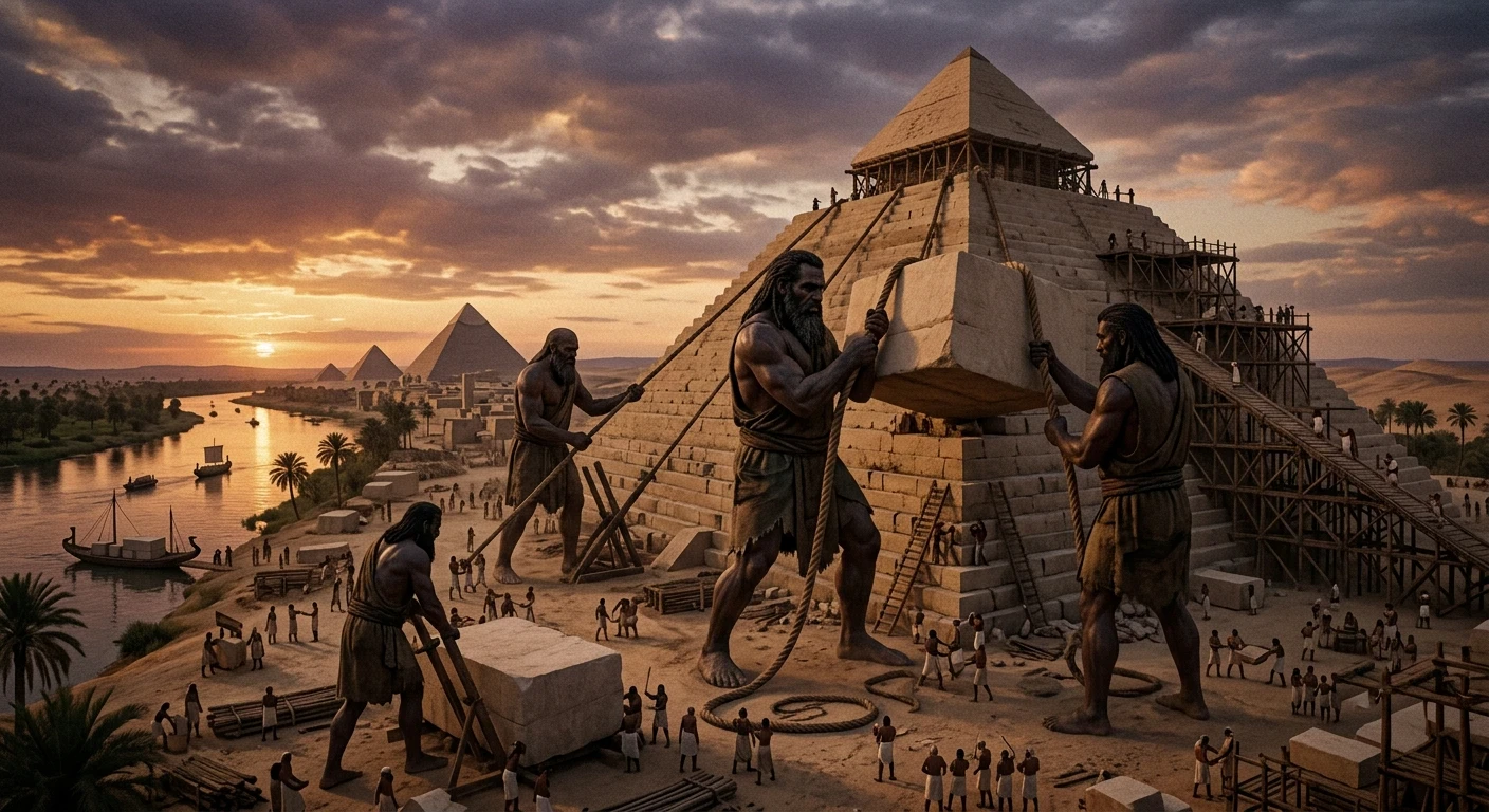 image about حقيقة مصر وأهراماتها: هل كانت موطنًا لعمالقة قوم عاد ومدينة 