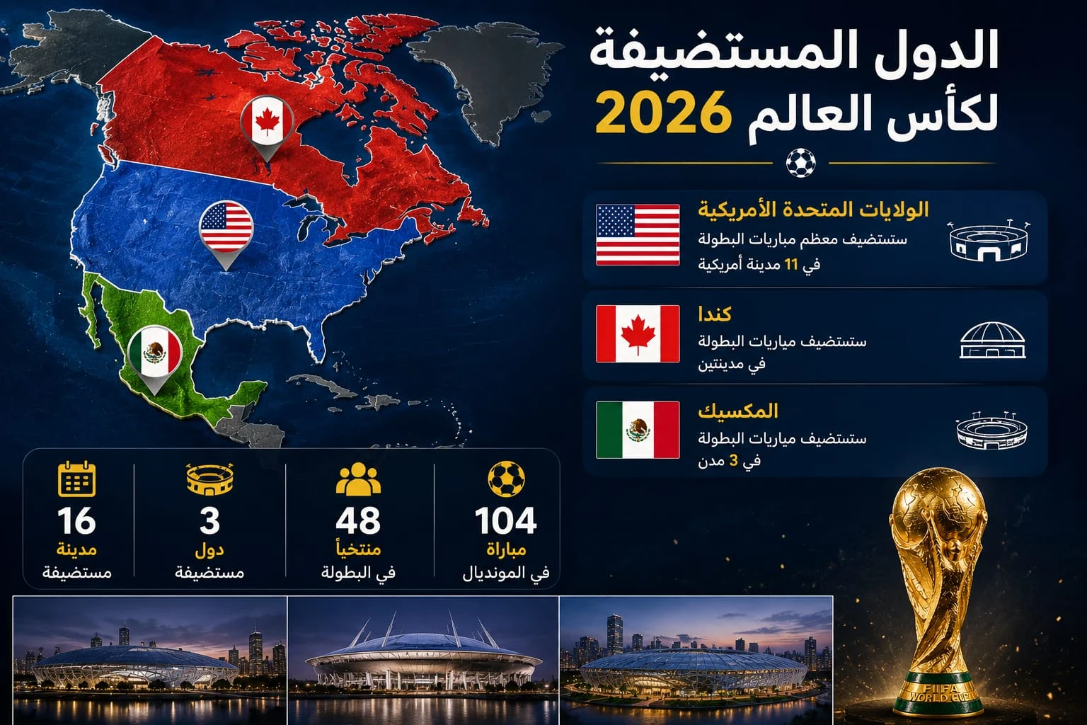 image about كأس العالم 2026.. النسخة التاريخية التي غيّرت خريطة كرة القدم العالمية (تحليل شامل)