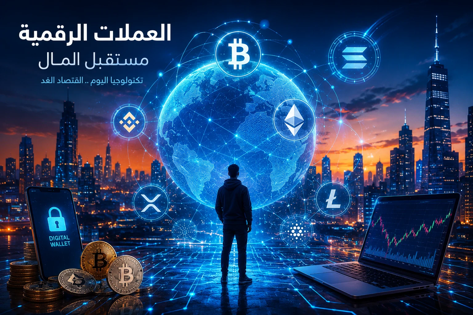 image about العملات الرقمية هل هي المال الجديد؟