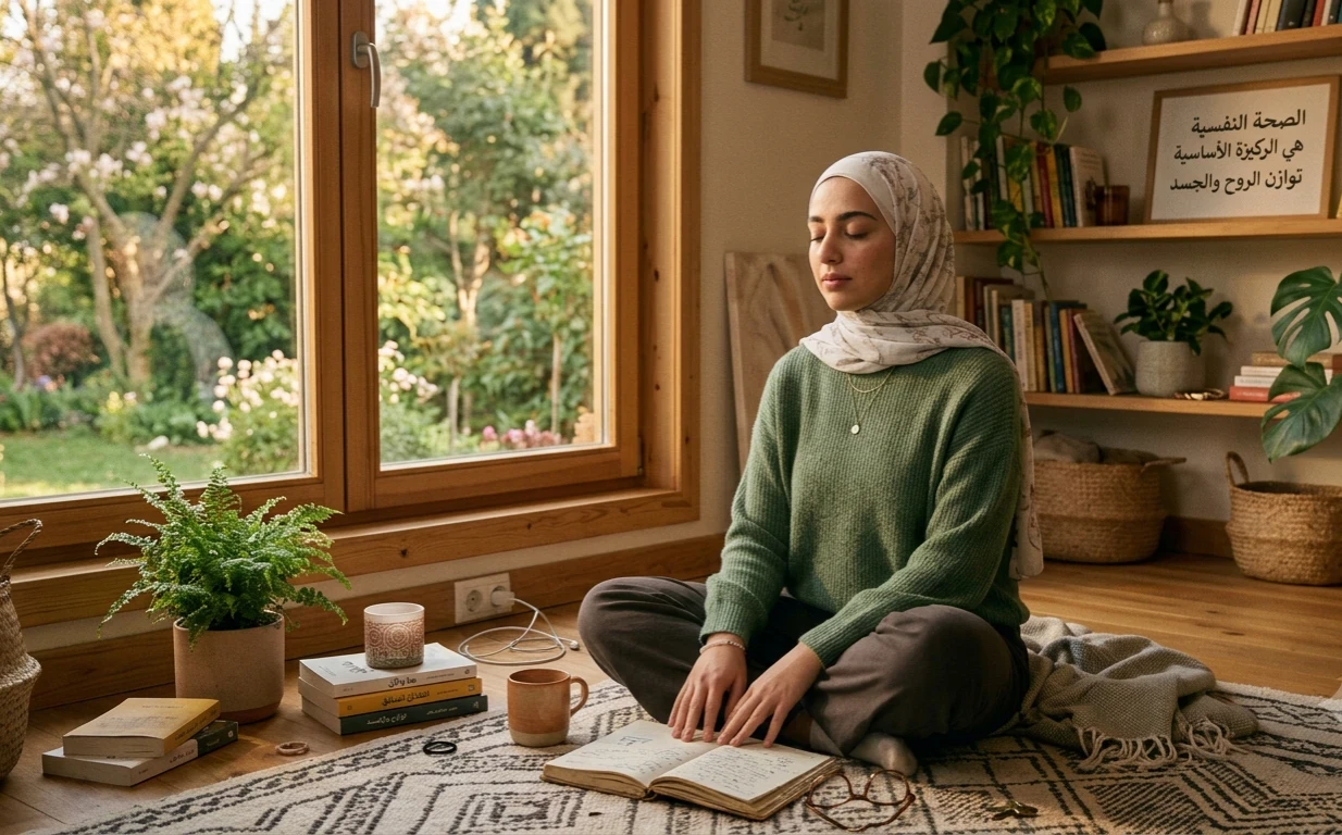 image about ​عقولٌ متعبة وأجسادٌ تتأثر: دليلك لفهم وحماية سلامك النفسي.