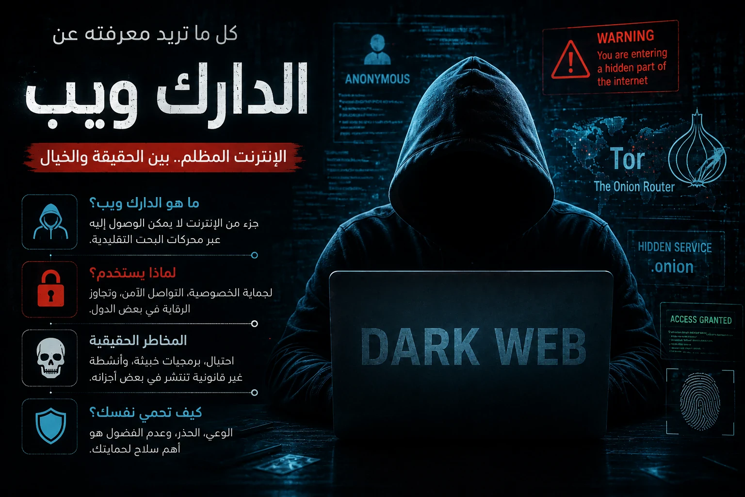 image about  الدارك ويب: العالم الخفي الذي لا يريدونك أن تراه