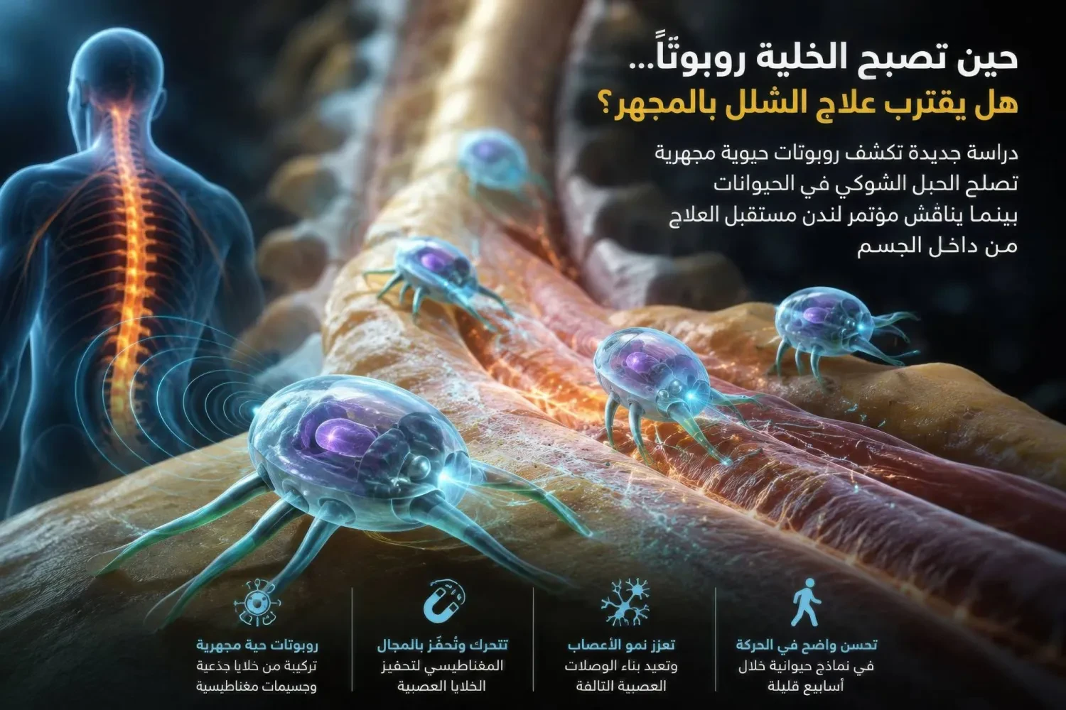 image about ثورة مجهرية: حين تصبح الخلايا روبوتات وتُعيد الأمل للمصابين بالشلل