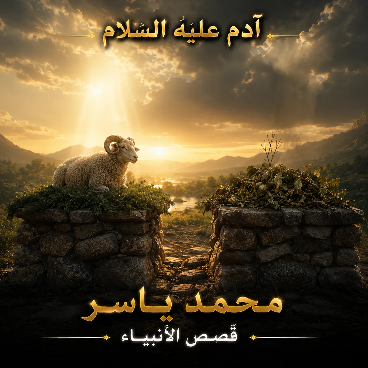 image about قصة آدم عليه السلام - الجزء الثاني - بداية حرب آدم وذريته مع الشيطان في الأرض