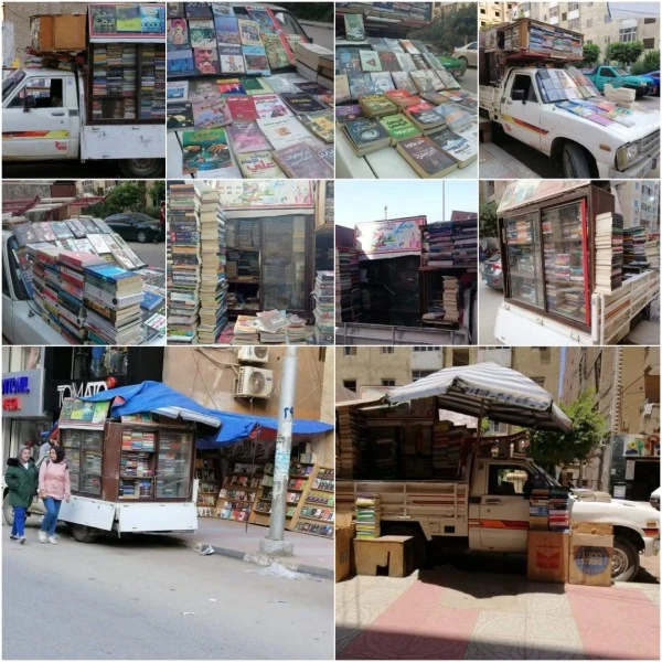 image about أول مكتبة متنقلة في مصر.. سامح غنيم: «صنعتها بيدي.. والكتاب لا يُعلى عليه»