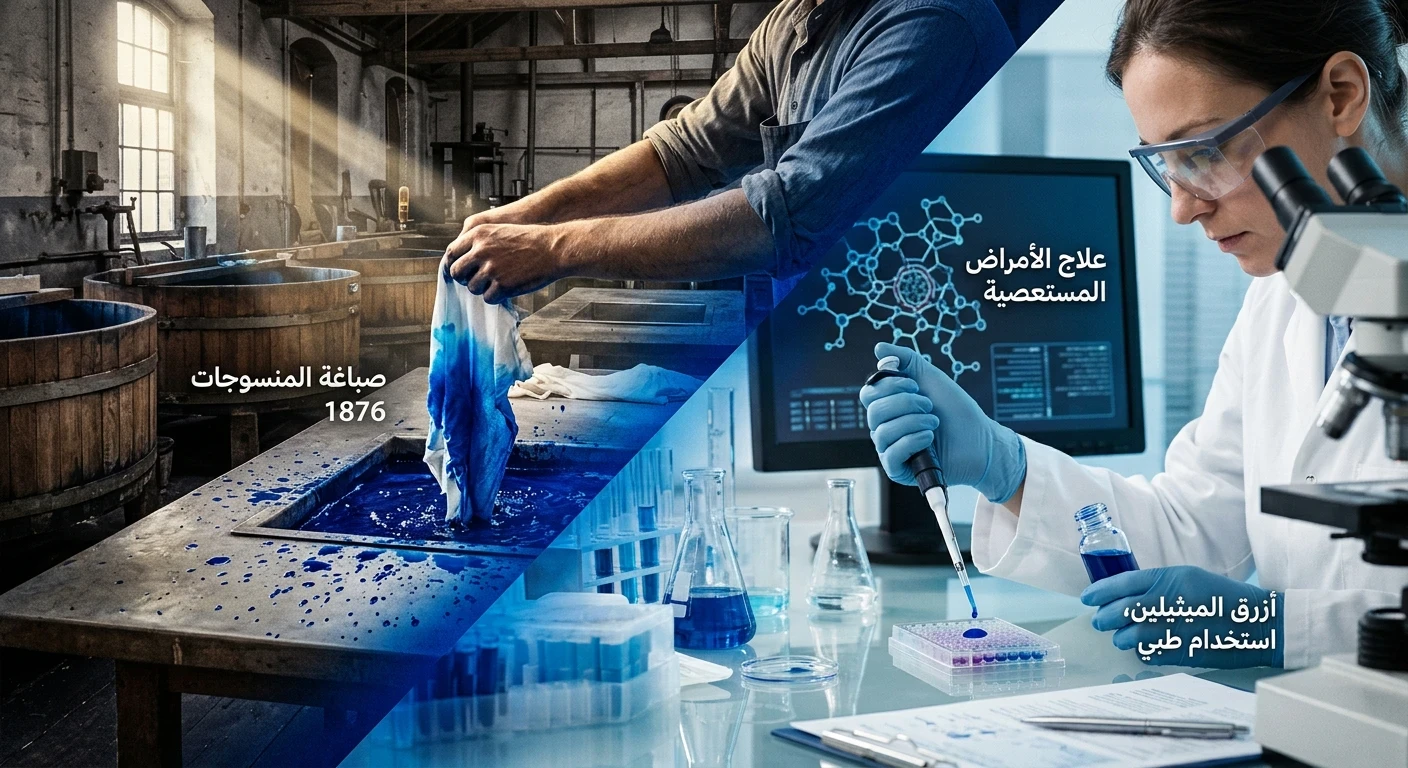 image about أزرق الميثيلين: كيف تحولت صبغة الأقمشة إلى أمل لعلاج الأمراض المستعصية؟