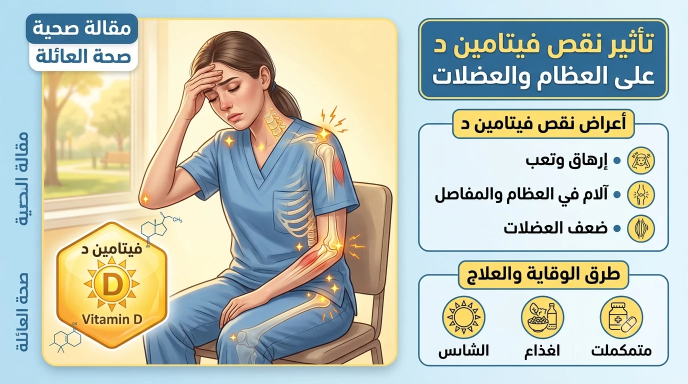 image about نقص فيتامين د.. أعراض لا تتجاهلها