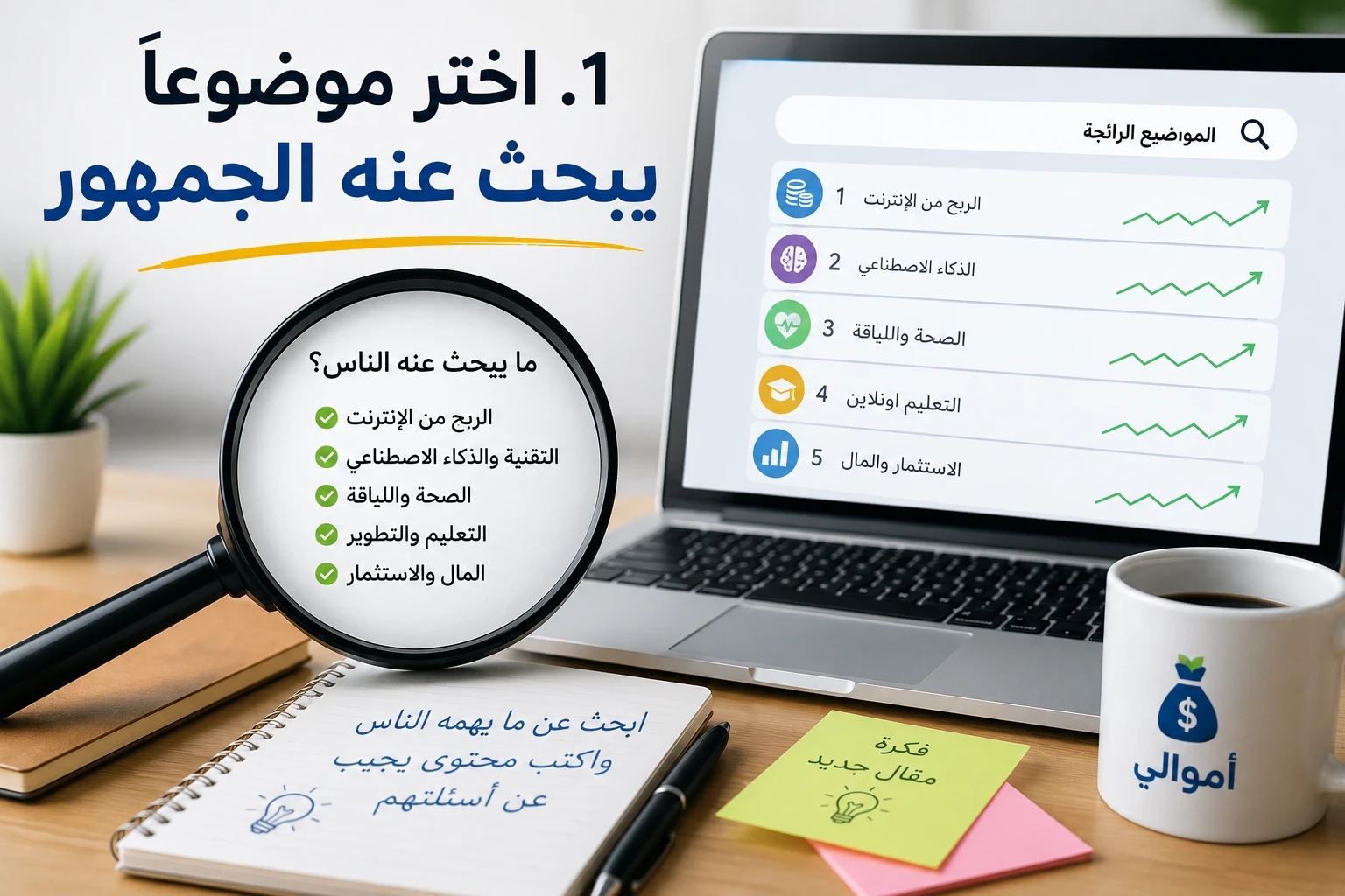 image about كيف ترفع عدد مشاهداتك في منصة أموالي؟ 10 خطوات مجربة لزيادة الزيارات وتصدر نتائج البحث