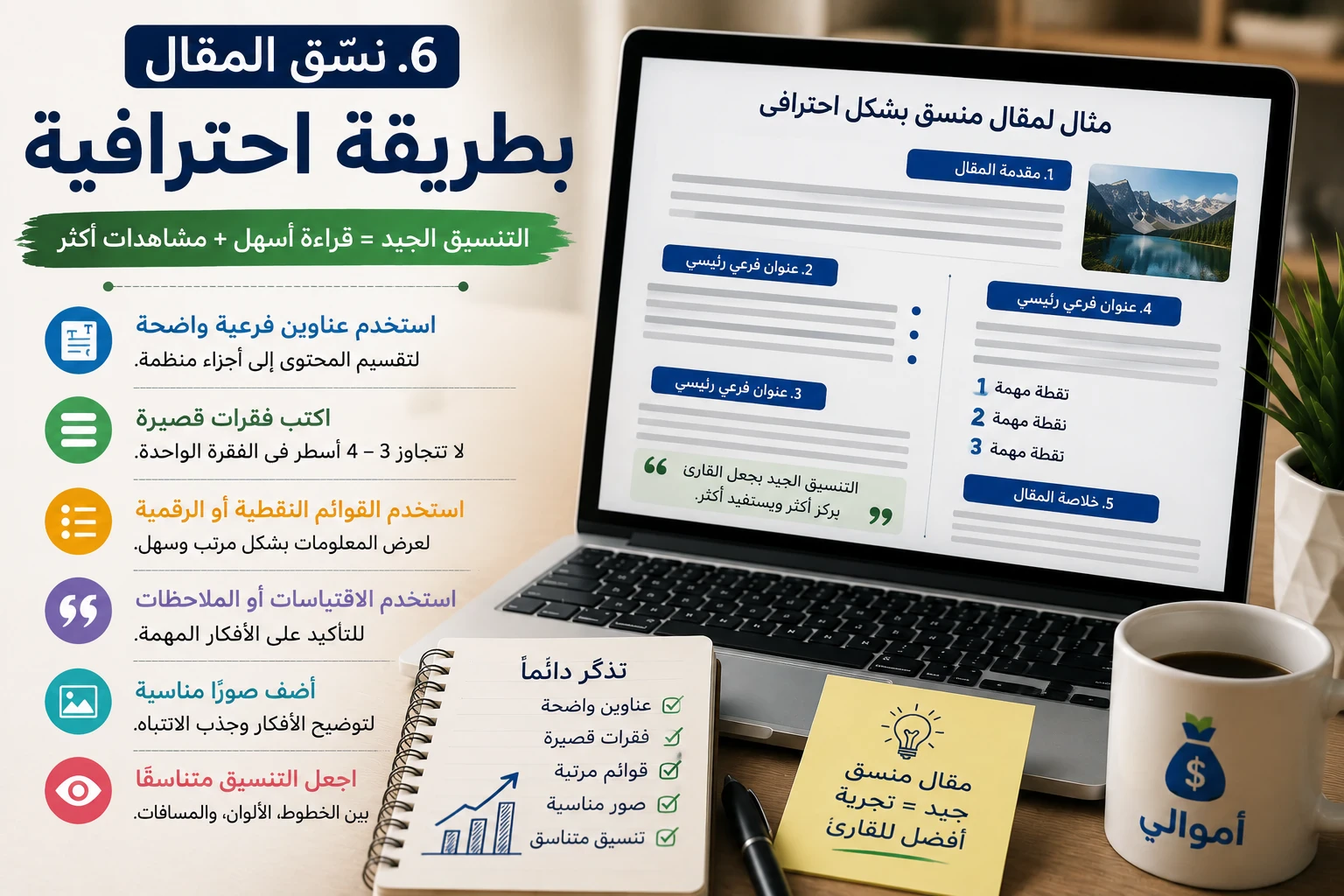 image about كيف ترفع عدد مشاهداتك في منصة أموالي؟ 10 خطوات مجربة لزيادة الزيارات وتصدر نتائج البحث