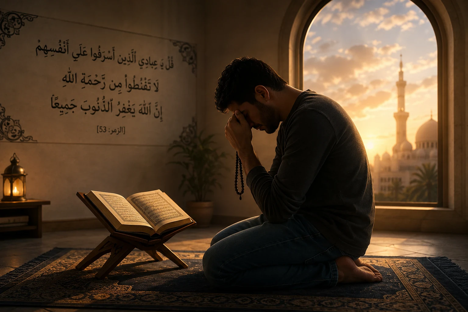 image about      نور التوبة.. حين غيّرت دمعة واحدة حياة شاب