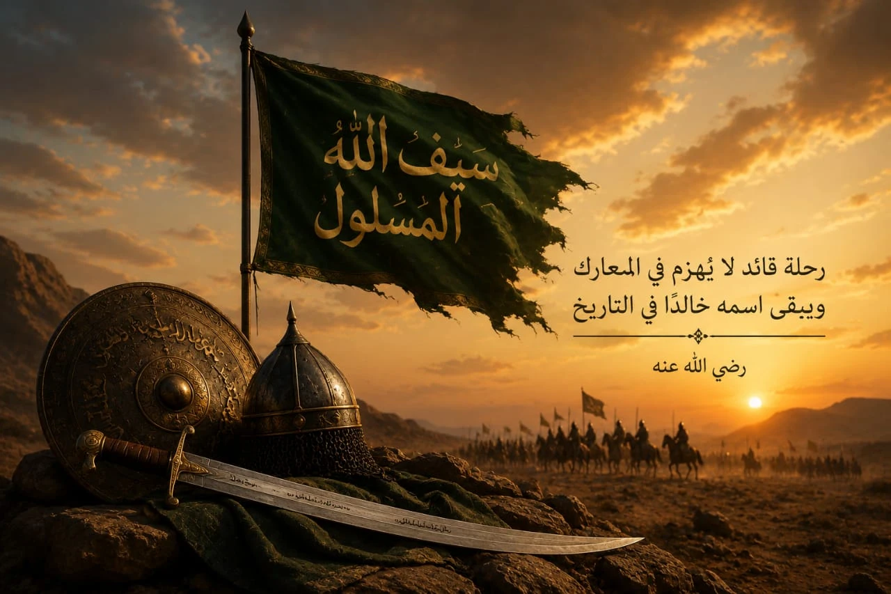 image about قصة خالد بن الوليد سيف الله المسلول.. رحلة القائد الذي لم يُهزم في معركة