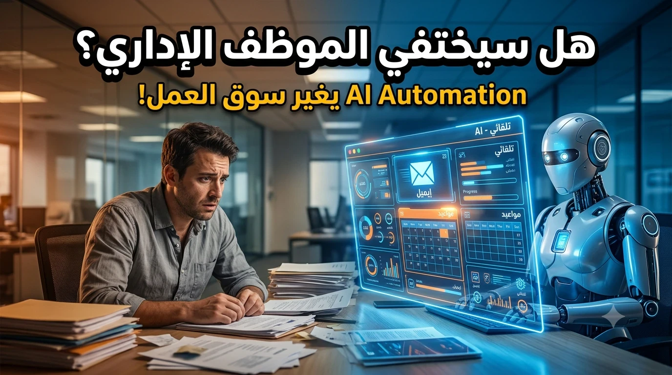 image about هل سيختفي الموظف الإداري مع انتشار AI Automation؟