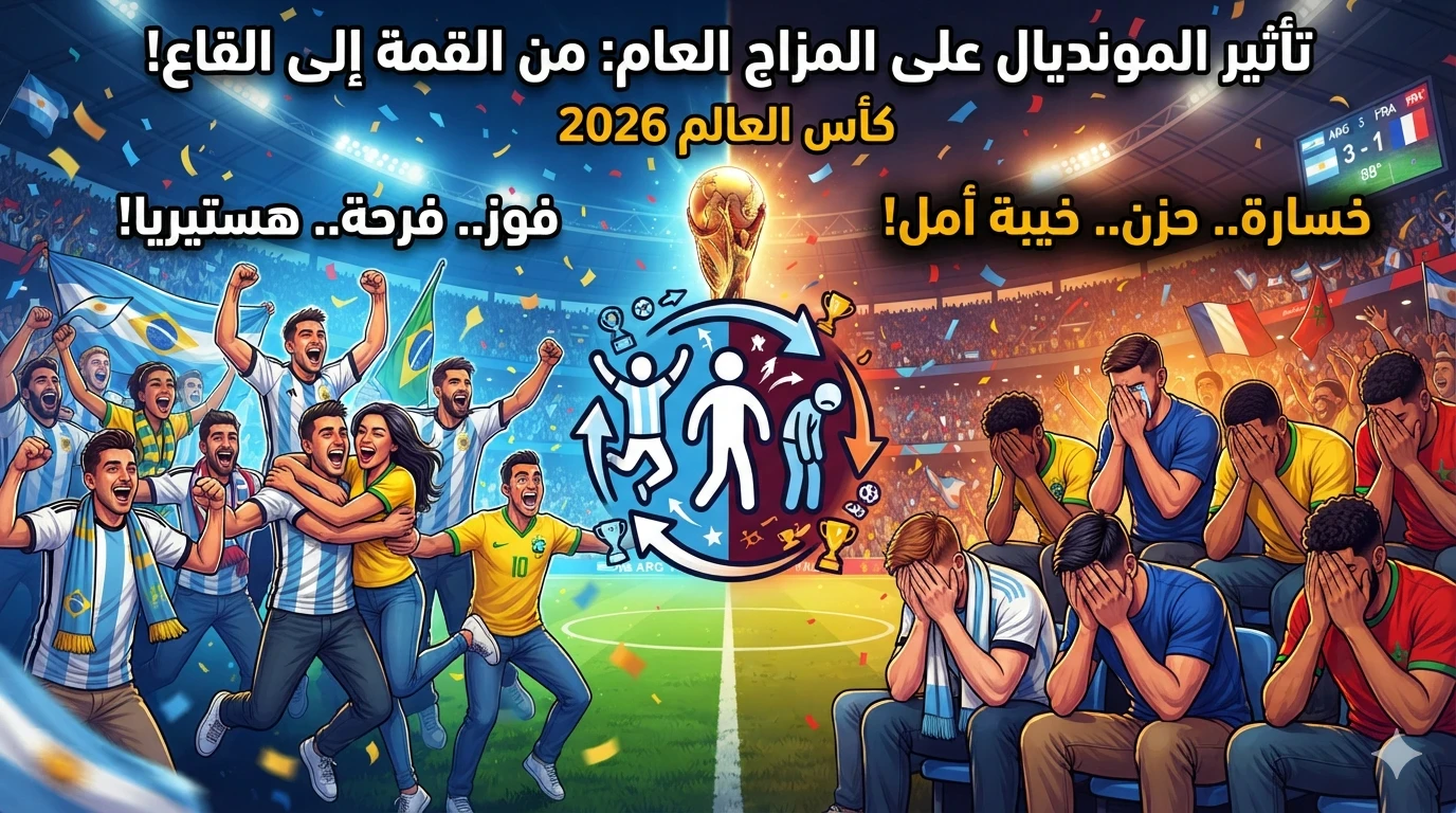 image about تأثير المونديال على المزاج العام