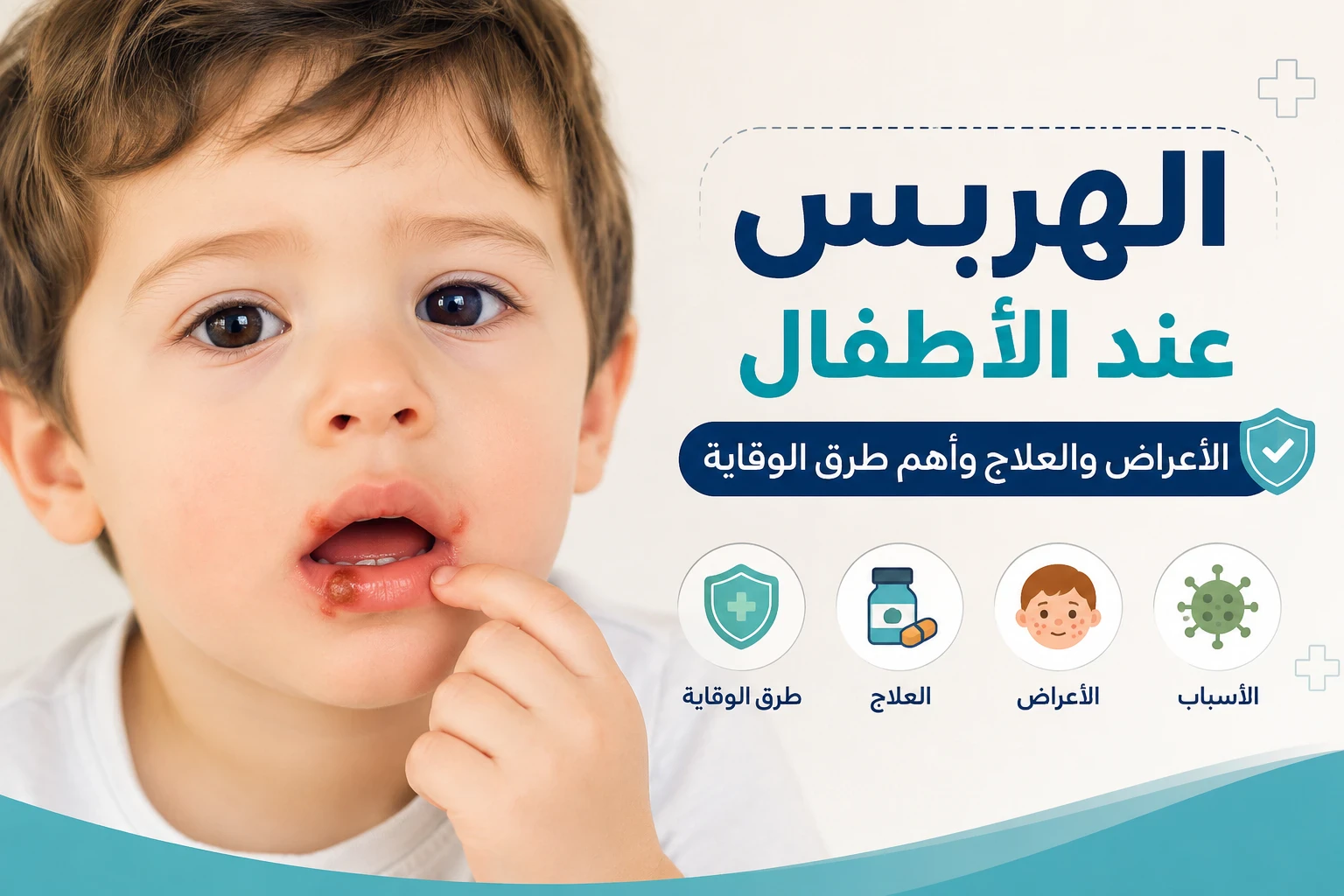 image about الهربس عند الأطفال: الأعراض، الأسباب، طرق العلاج والوقاية.. دليل شامل لكل أم.
