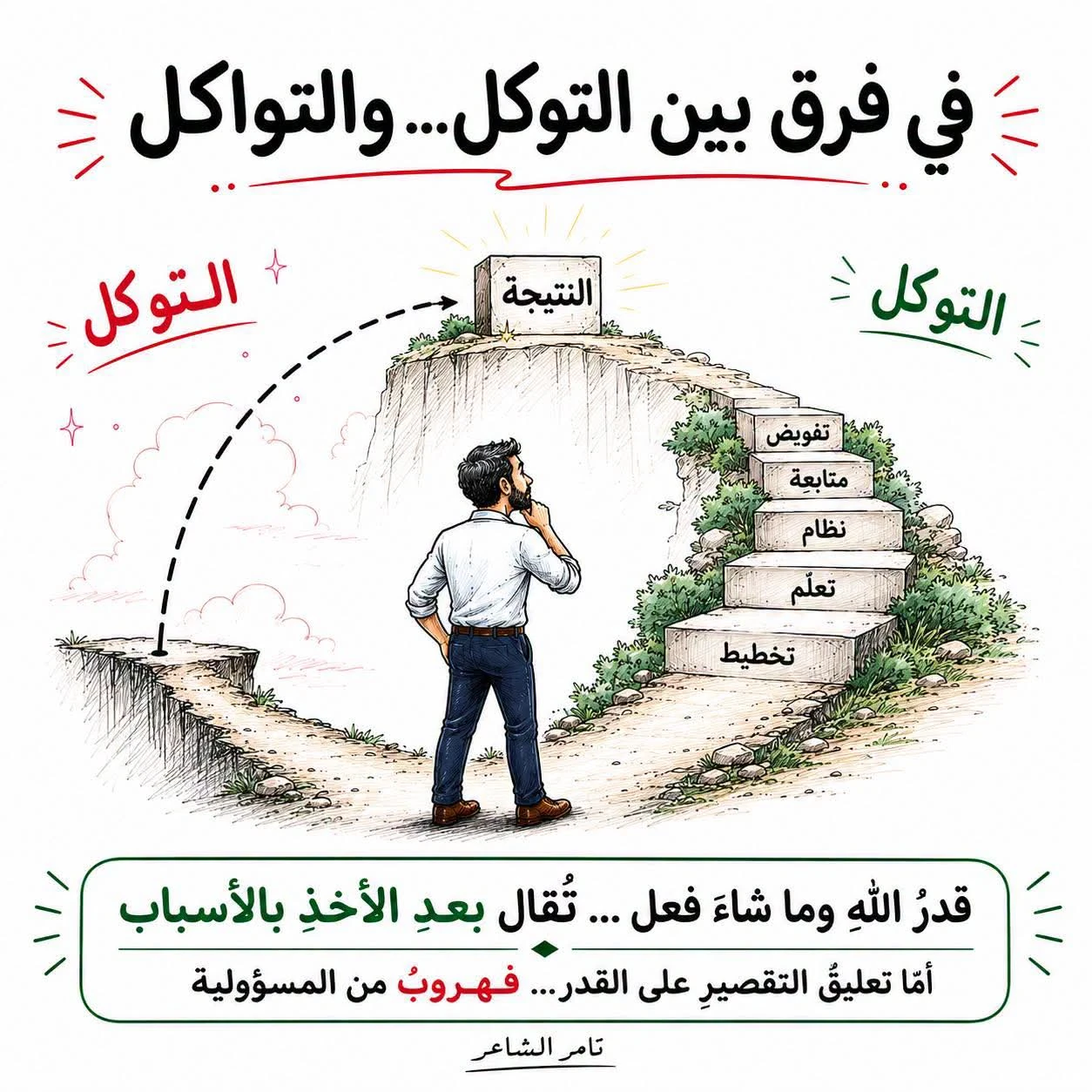 image about بين التوكل والتواكل رحلة السعي تحت ظلال الإيمان 