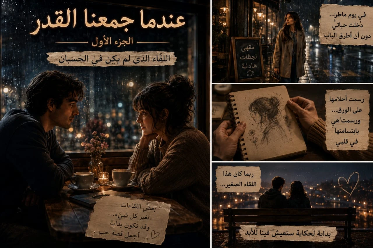image about عندما جمعنا القدر قصة حب غيرت حياتنا