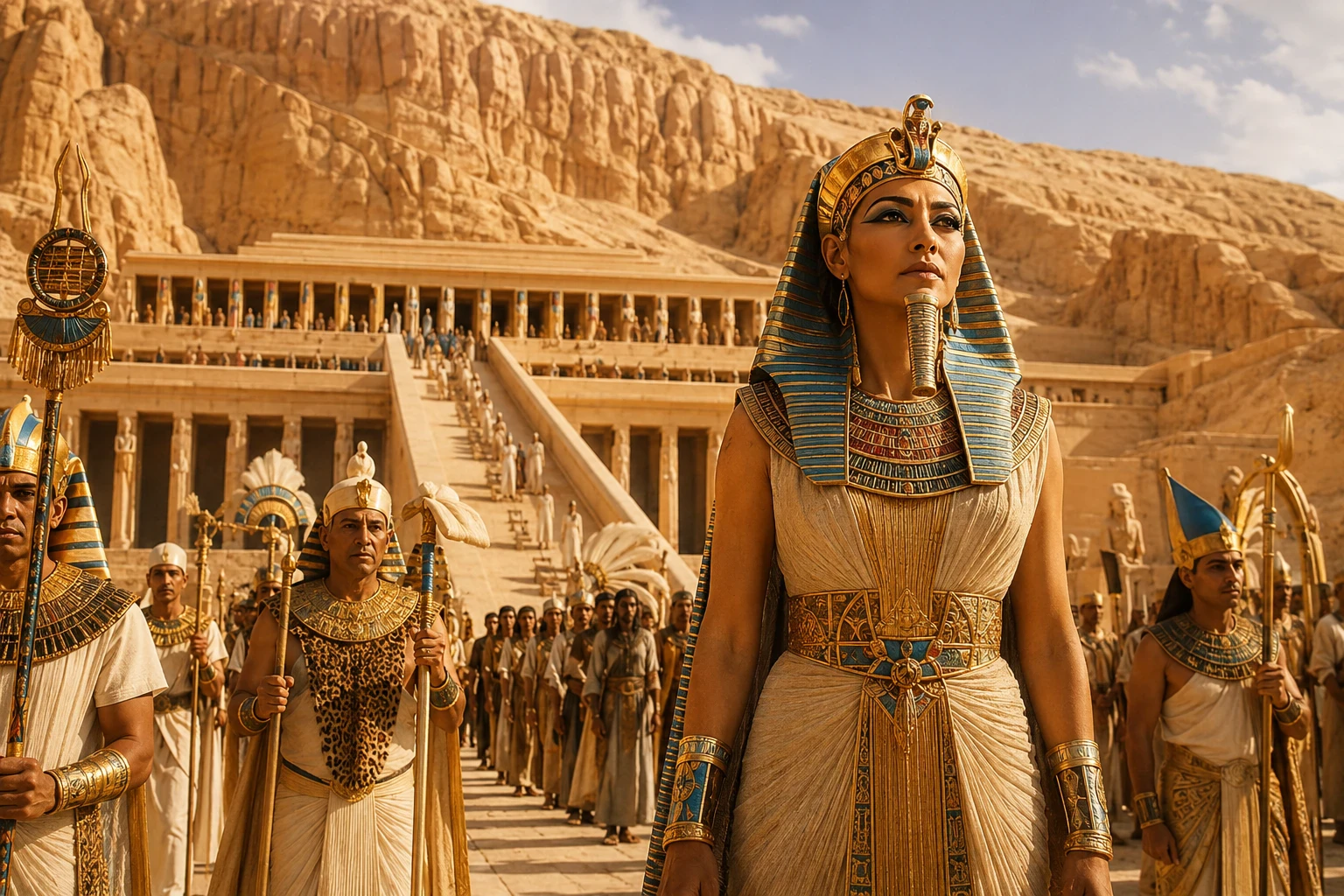 image about حتشبسوت: المرأة التي ارتدت اللحية المستعارة لتحكم مصر كملك