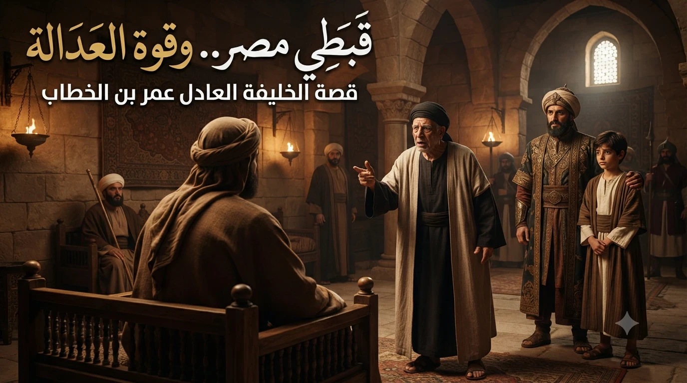 image about قصة قبطي مصر وقوة العدالة في عهد عمر بن الخطاب رضي الله عنه