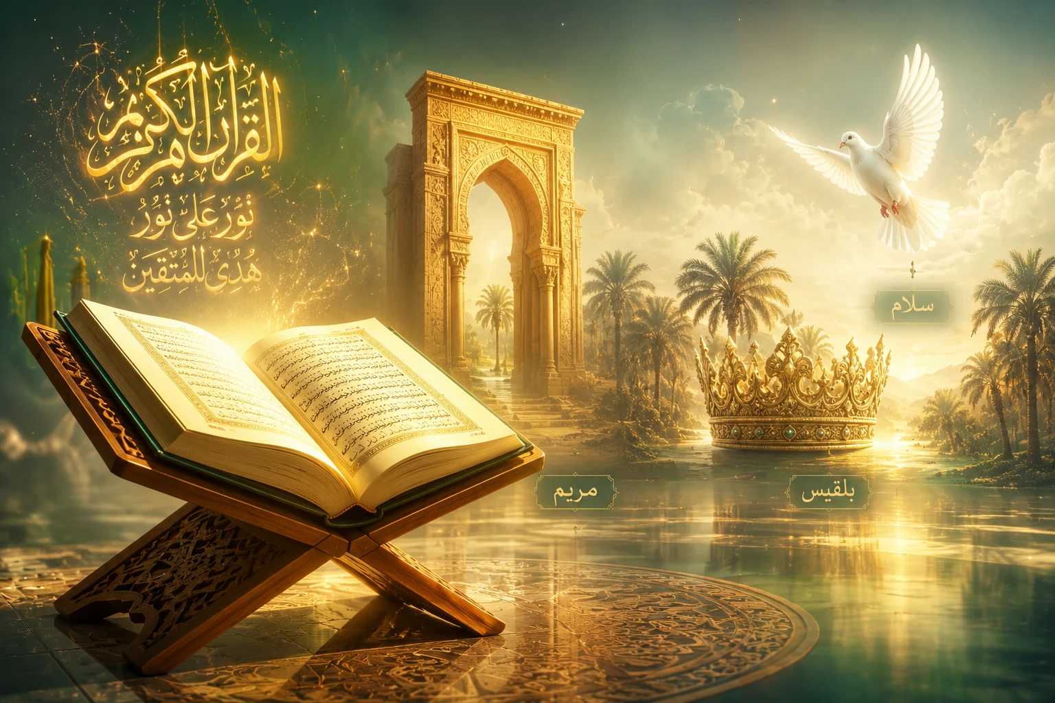 image about دستور العفة والتكريم: كيف احتفى القرآن الكريم بالمرأة وخلّد ذكرها؟