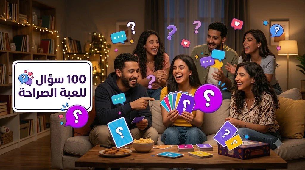 image about 100 سؤال للعبة الصراحة