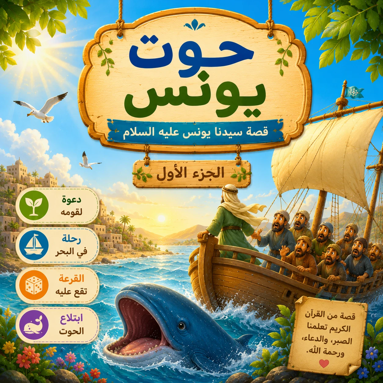 image about الحوت الذي حمل نبيًّا كريمًا (الجزء الأول)  حوت سيدنا يونس عليه السلام 