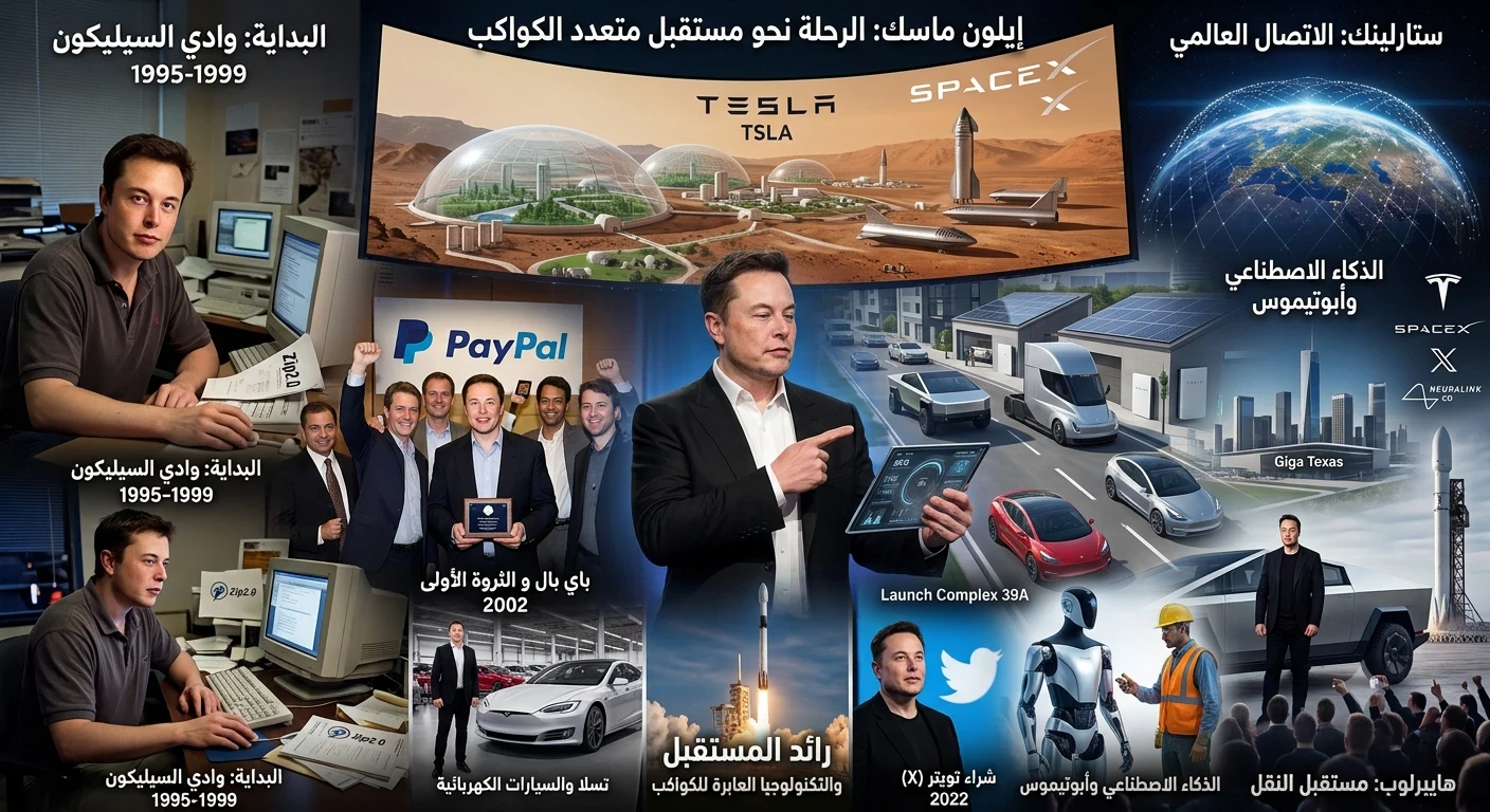 image about إيلون ماسك.. رحلة من الحلم إلى قمة الابتكار