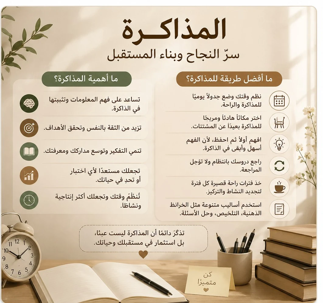 image about احنا بنذاكر ليه؟