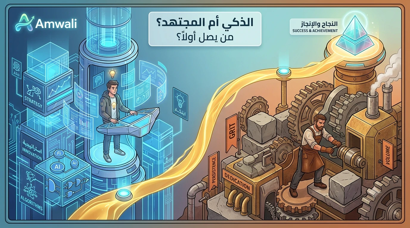 image about من يصل أولاً الذكي أم المجتهد