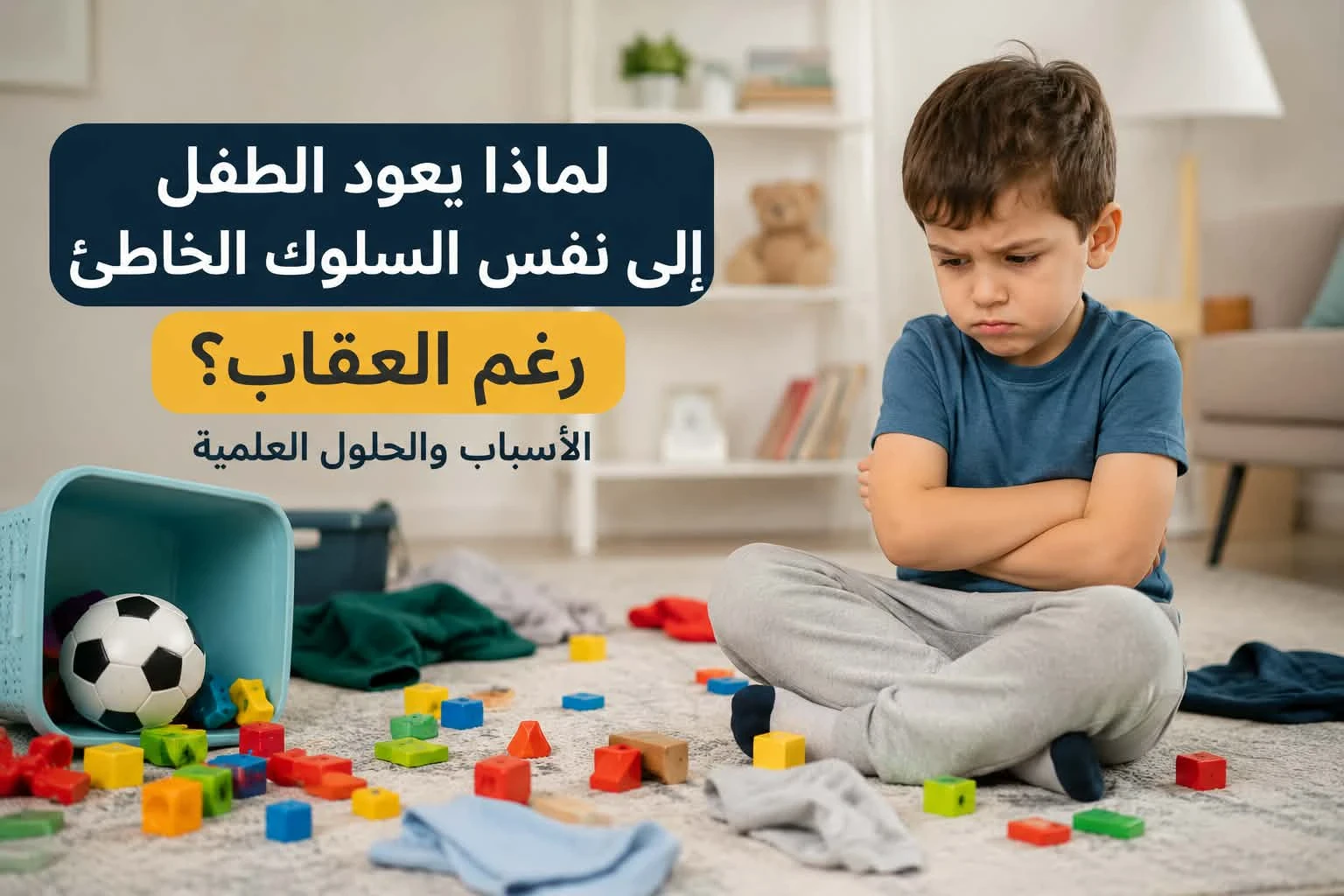 image about لماذا يعود الطفل إلى نفس السلوك الخاطئ رغم العقاب؟ الأسباب العلمية والحلول العملية