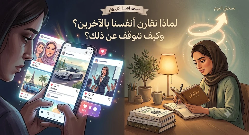 image about لماذا نقارن أنفسنا بالآخرين؟وكيف نتوقف عن ذلك؟