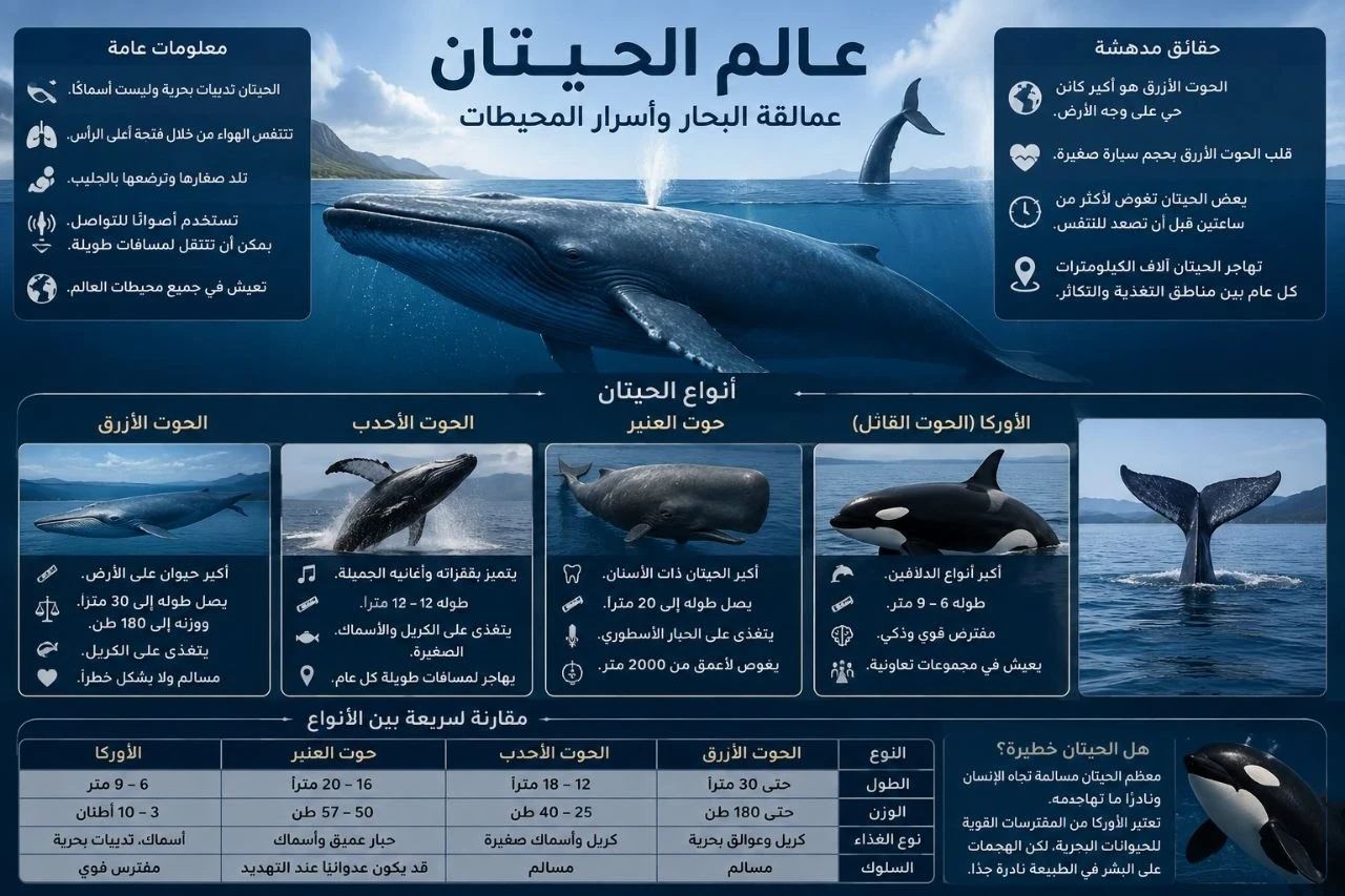 image about عالم الحيتان عمالقة البحار
