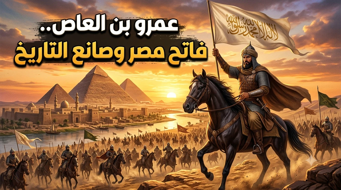 image about عمرو بن العاص.. القائد العبقري الذي فتح مصر وغيّر مجرى التاريخ