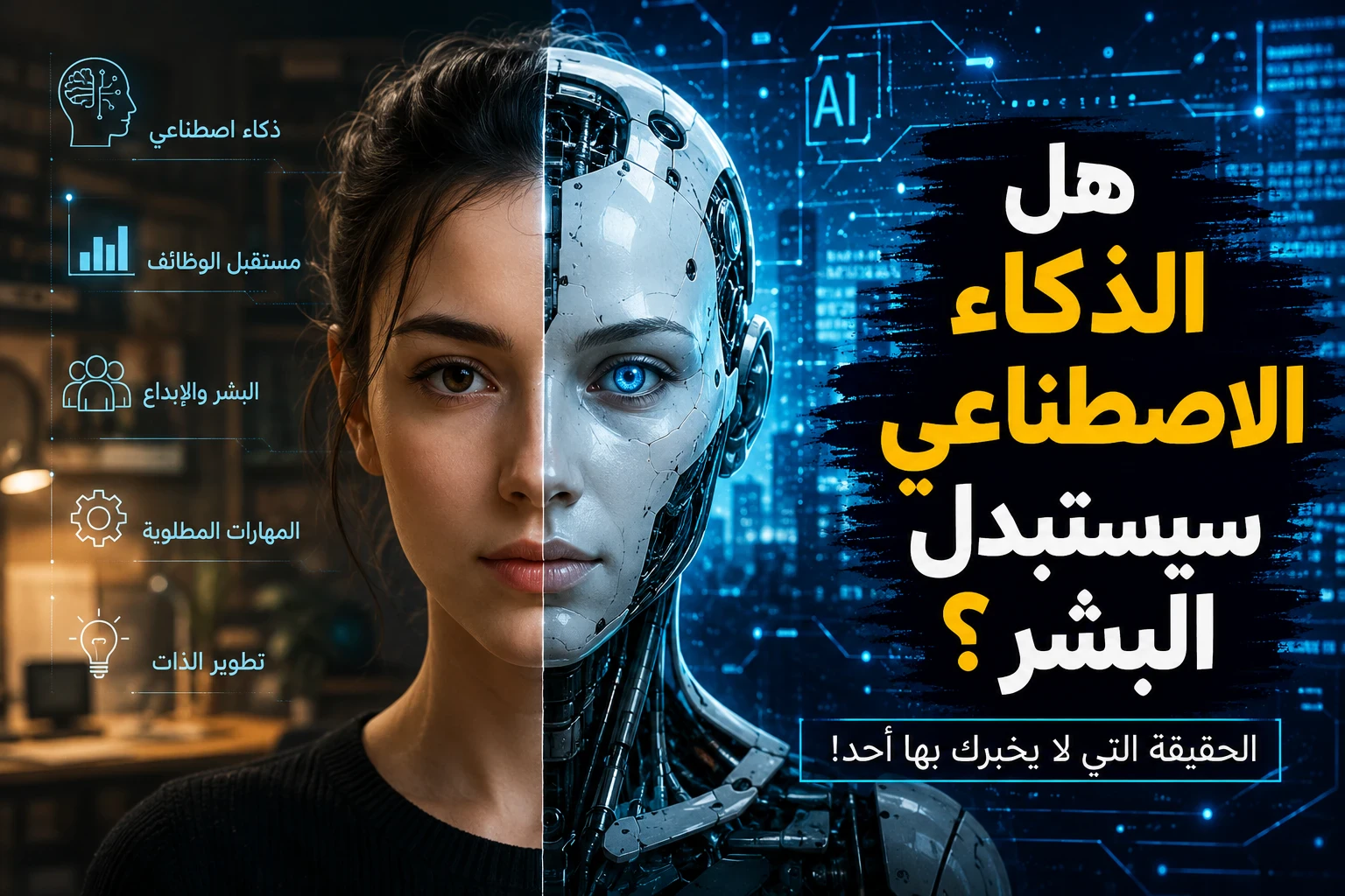 image about تخيل تصحى يوم من النوم وتكتشف إن شغلك كله بقى بيتعمل بضغطة زر! هل ده معناه إن البشر خلاص انتهى دورهم؟