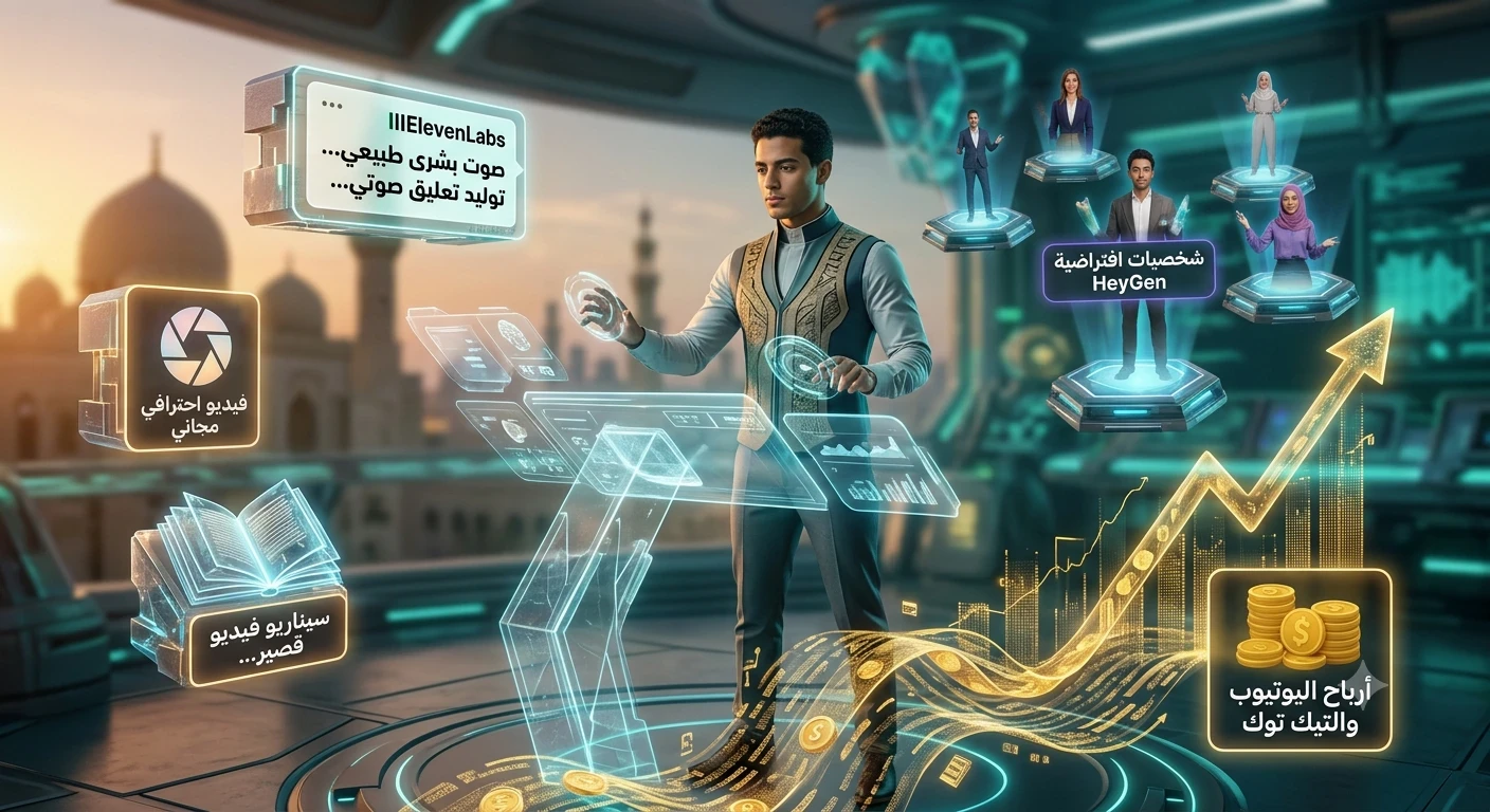 image about كنز اليوتيوب والتيك توك: كيف تصنع فيديوهات احترافية بالذكاء الاصطناعي مجانًا وتبدأ بجني الأرباح؟