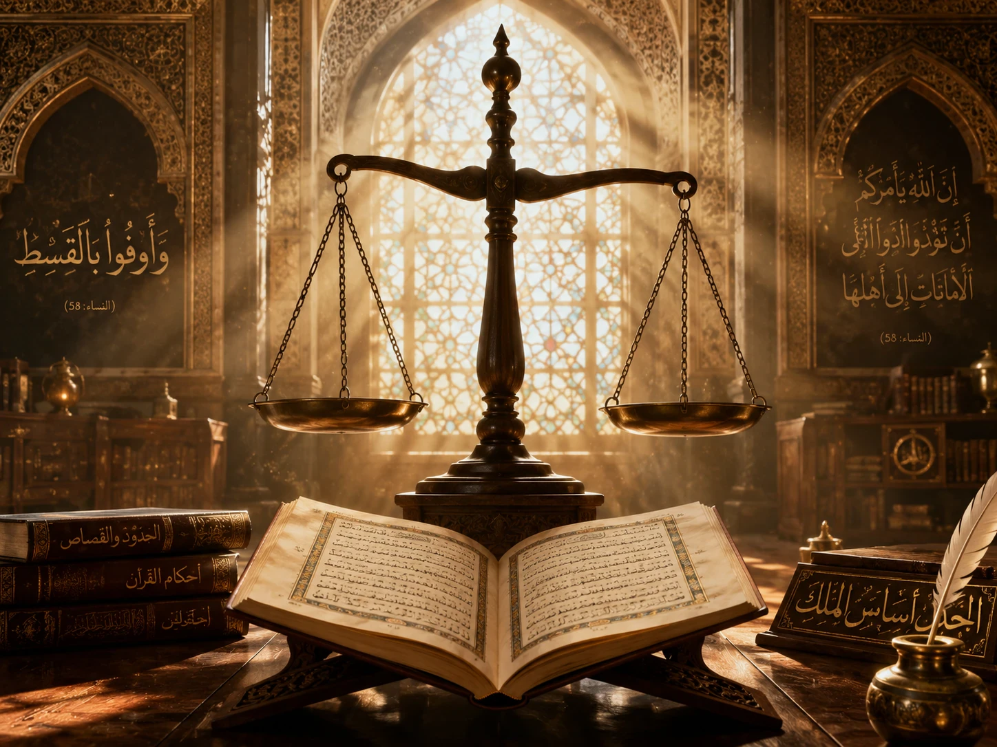 image about ميزان السماء في الأرض: العدل والعدالة والفروق الجوهرية بينهما في المنظور الإسلامي
