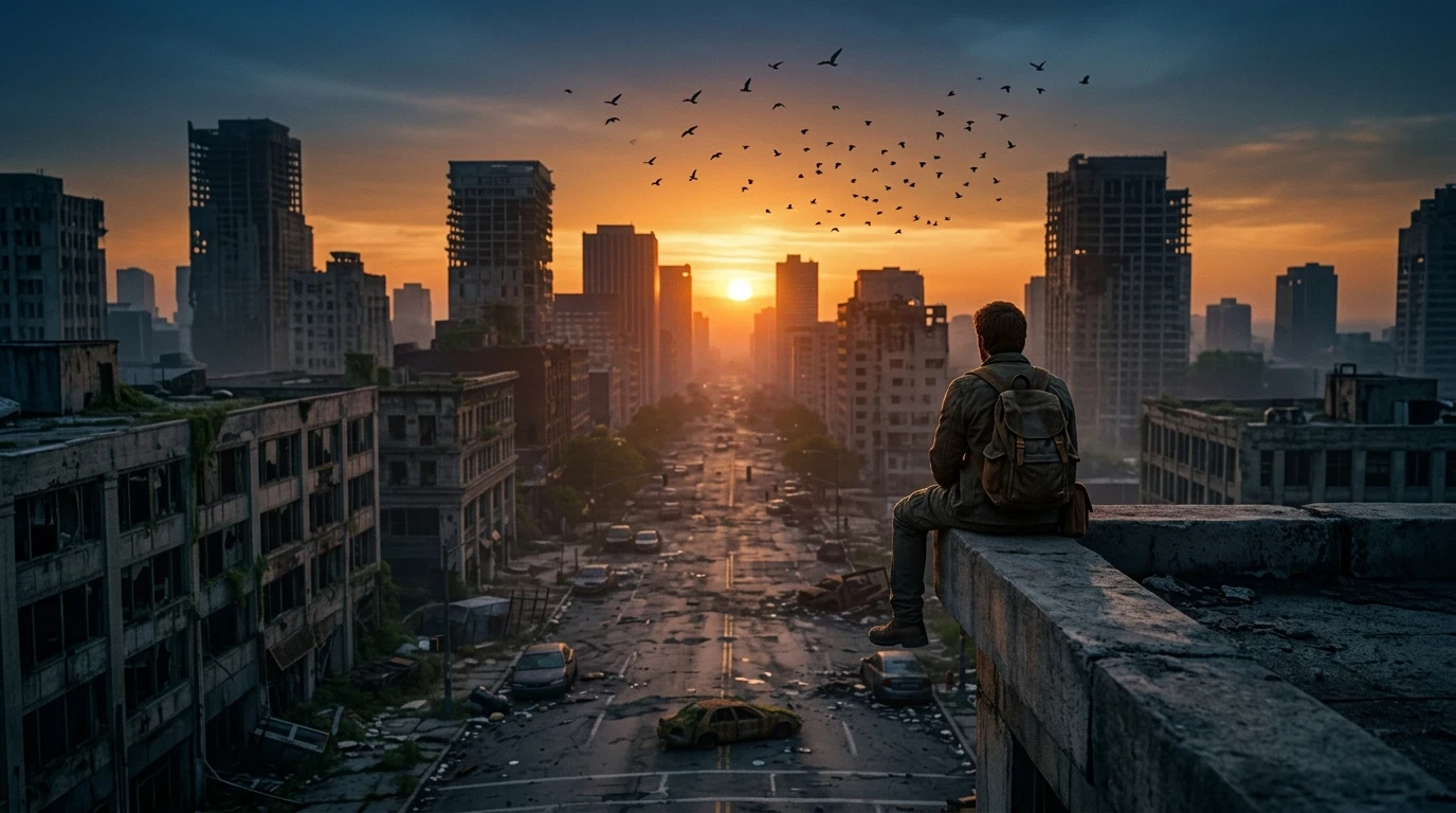 image about آخر شخص استيقظ في هذا العالم