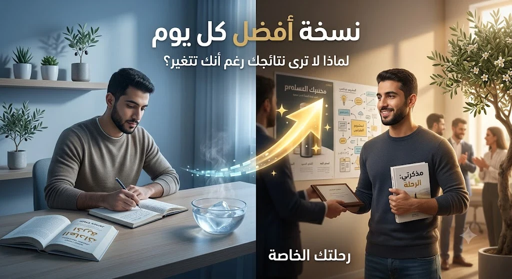 image about لماذا لا ترى نتائجك رغم أنك تتغير؟