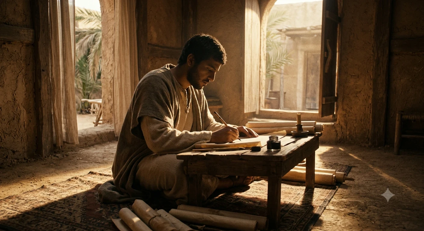 image about زيد بن ثابت رضي الله عنه: كاتب الوحي وعالم القرآن