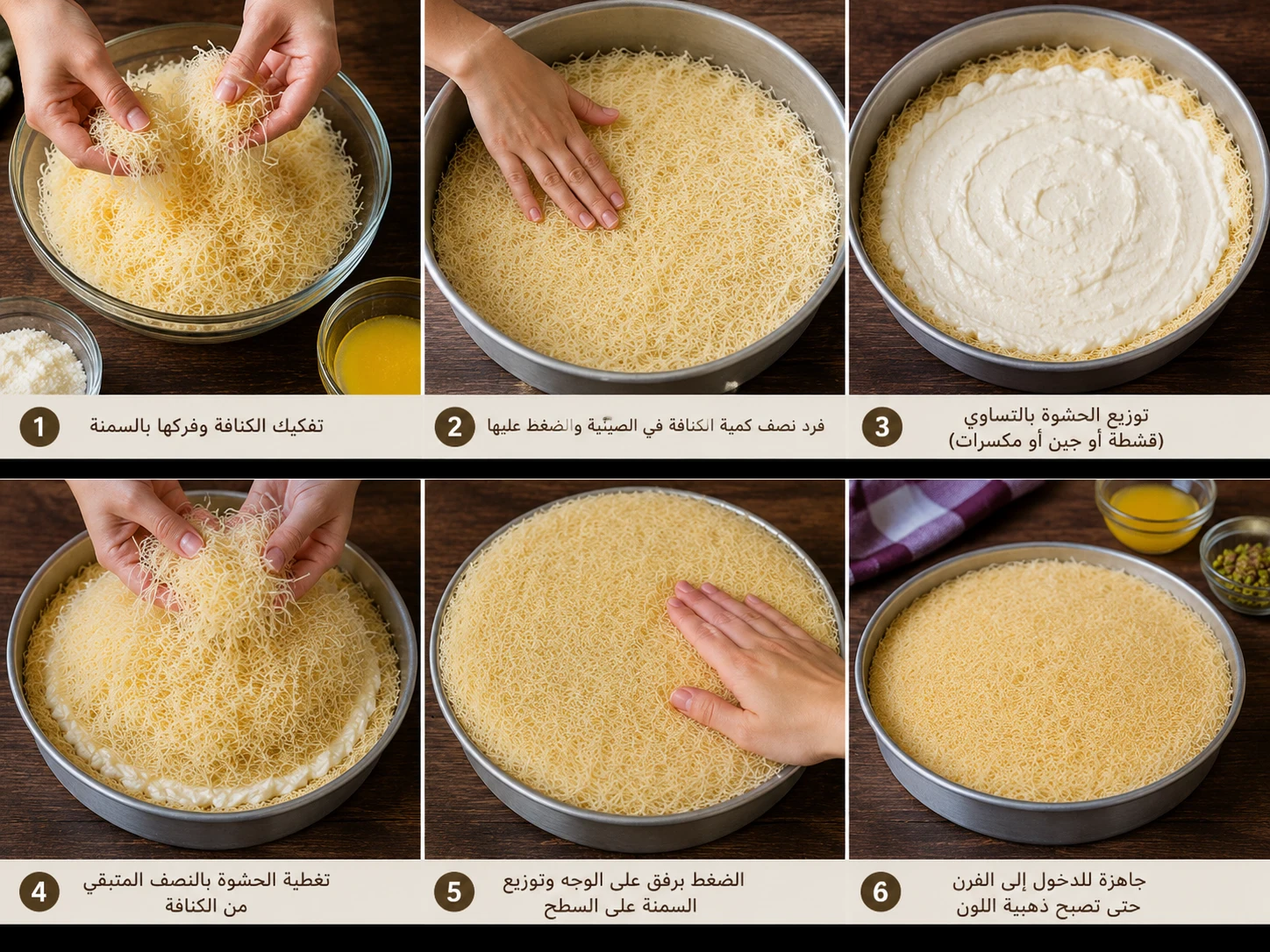 image about طريقة عمل الكنافه باسهل الطرق