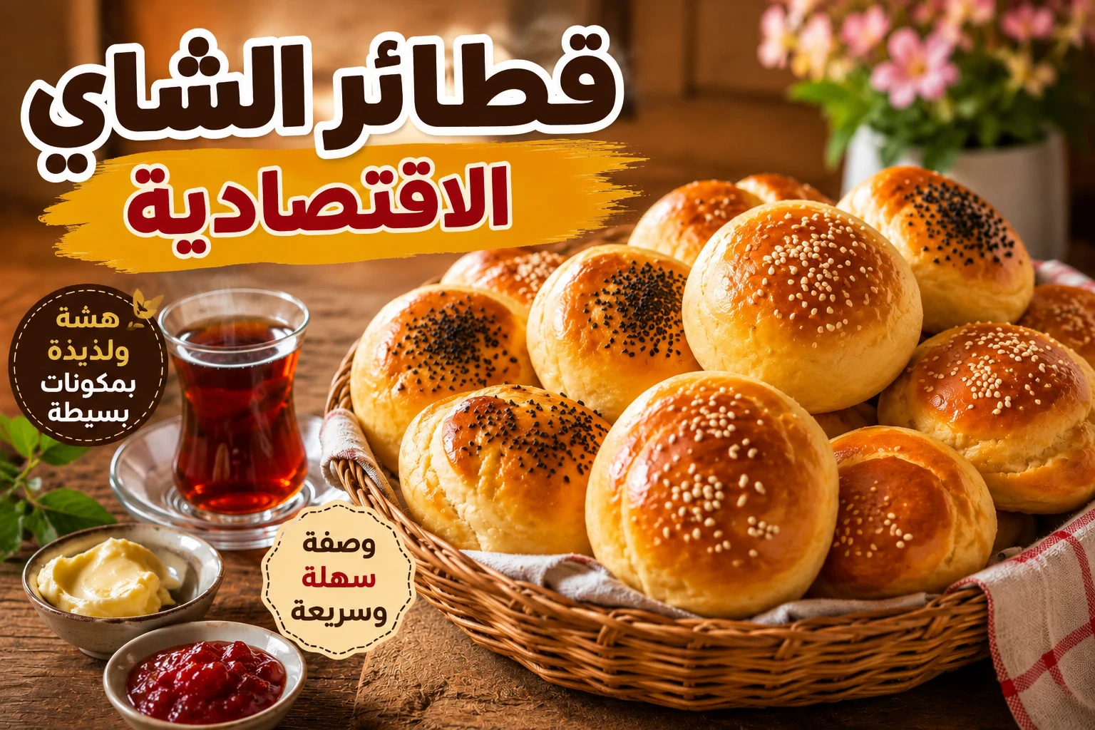 image about طريقة عمل فطائر الشاي الاقتصادية.. وصفة هشة ولذيذة بمكونات بسيطة في كل منزل