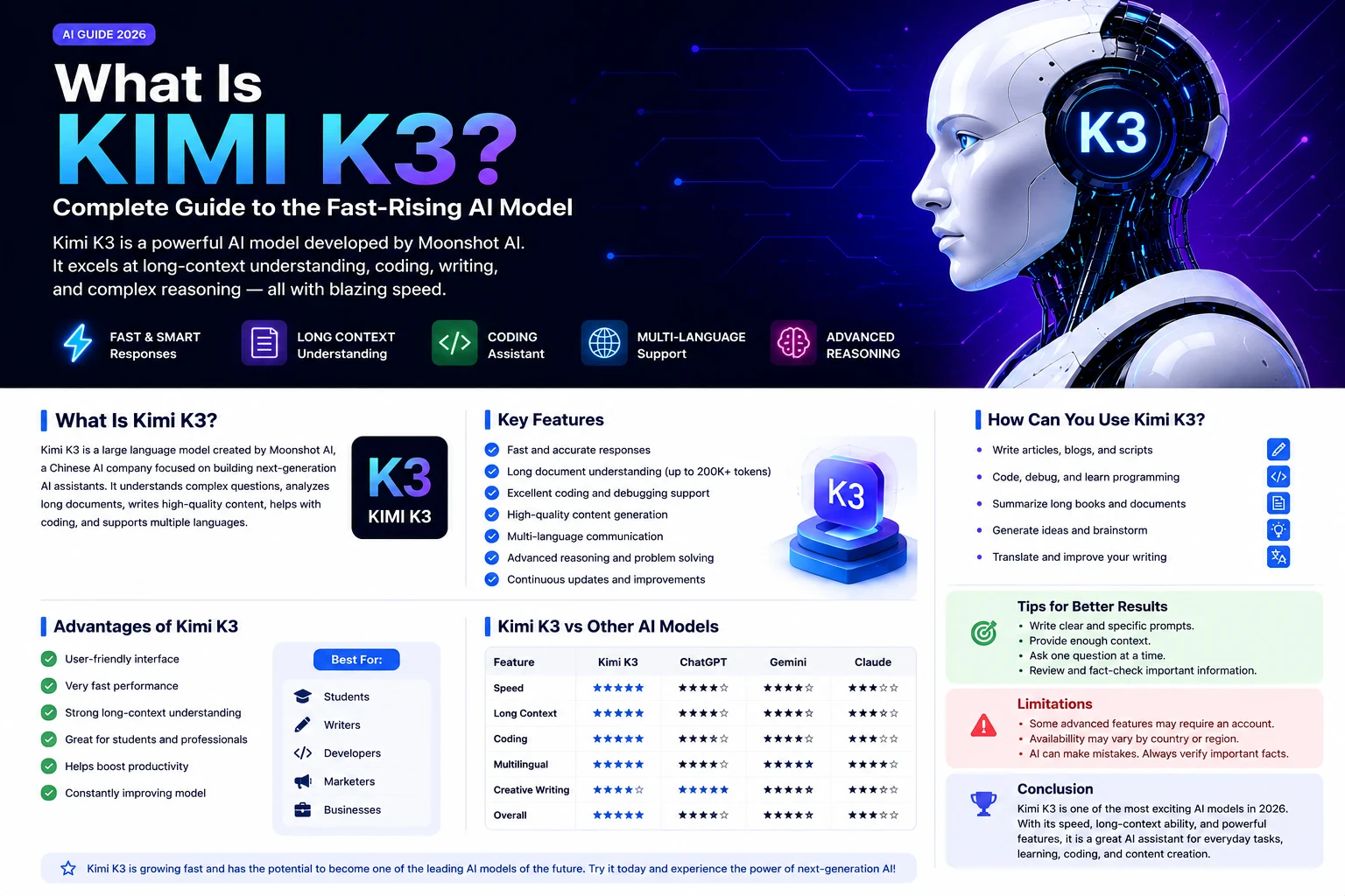 image about What Is Kimi K3? Complete Guide to the Fast-Rising AI Model (2026)